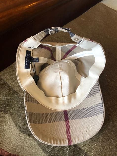 burberry visor|burberry checked visor.